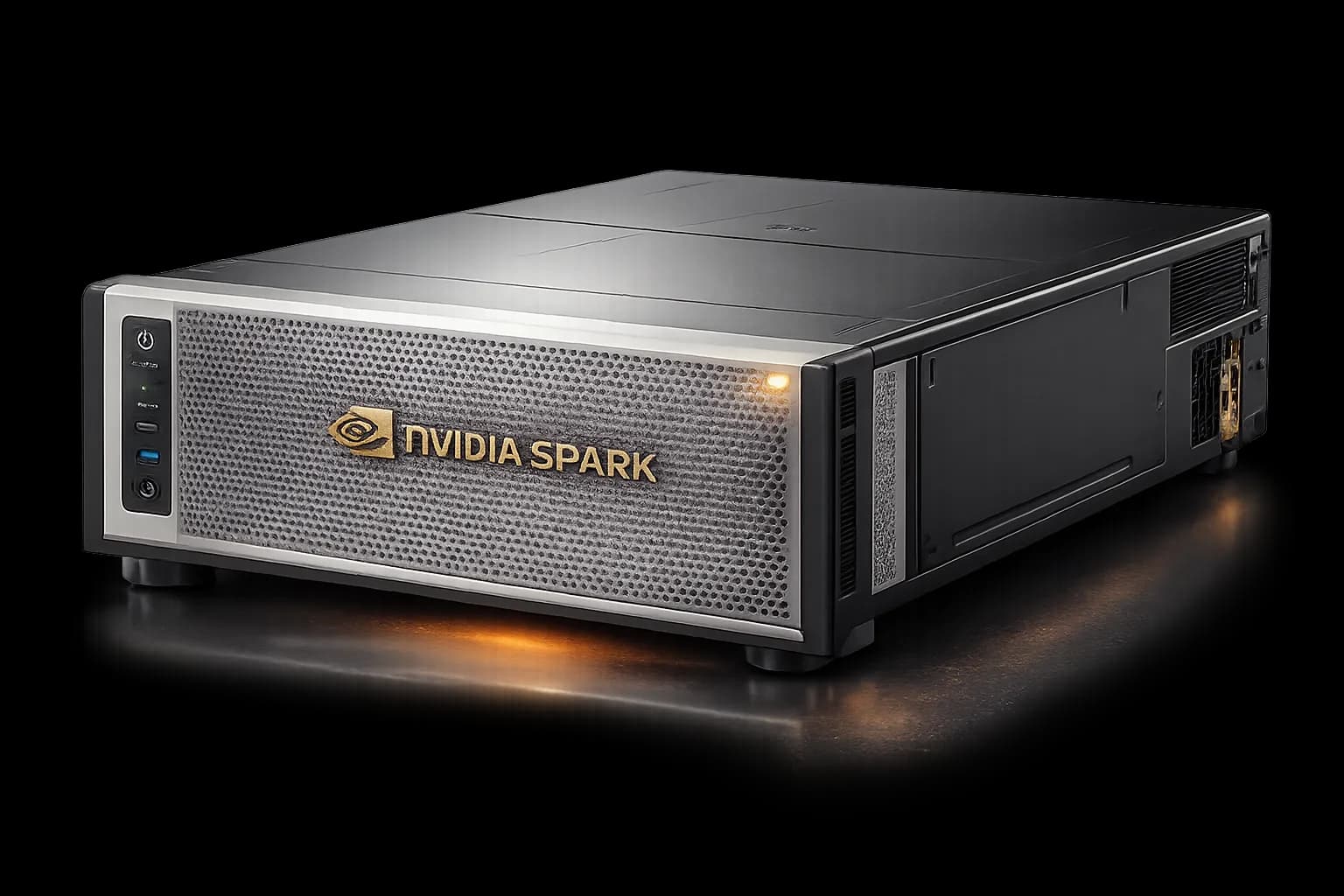 Рендер материнской платы AI-станции NVIDIA DGX Spark со 128 ГБ памяти